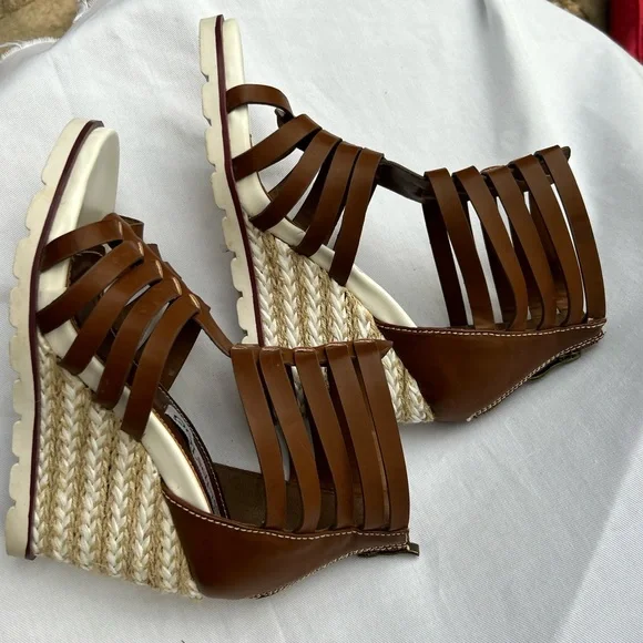 Size 7 , gladiator style,brown,Espiral Sandal - Picture 7 of 10